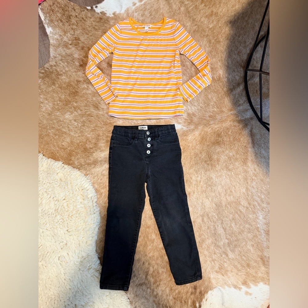 OshKosh B'gosh Black Denim Jeans outfit
